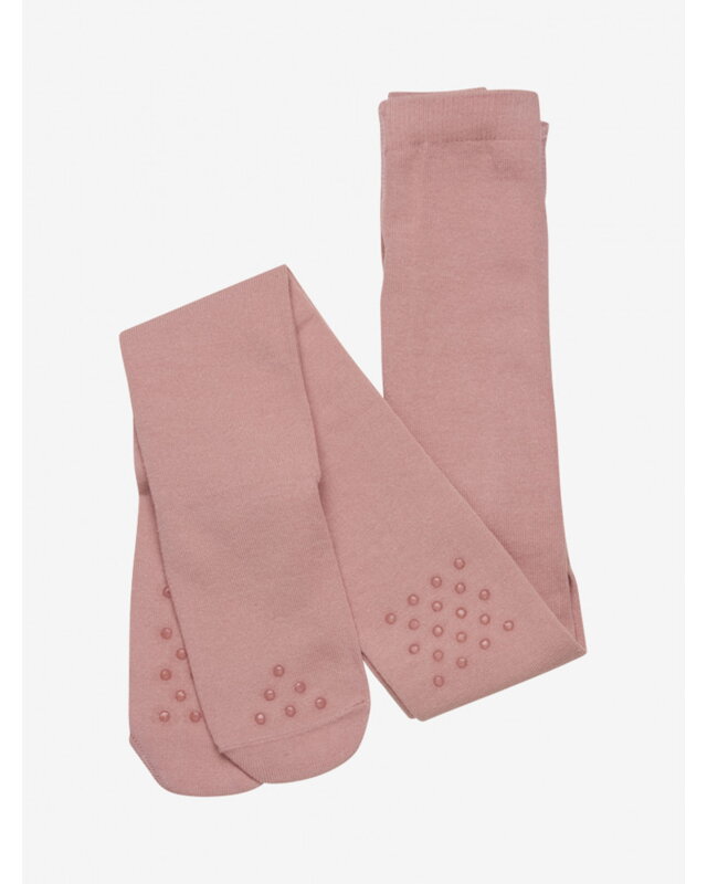 Minymo - Protišmykové pančuchy Ash rose  ružové