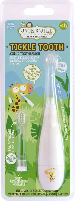 Jack N’ Jill - Tickle Tooth sonická zubná kefka